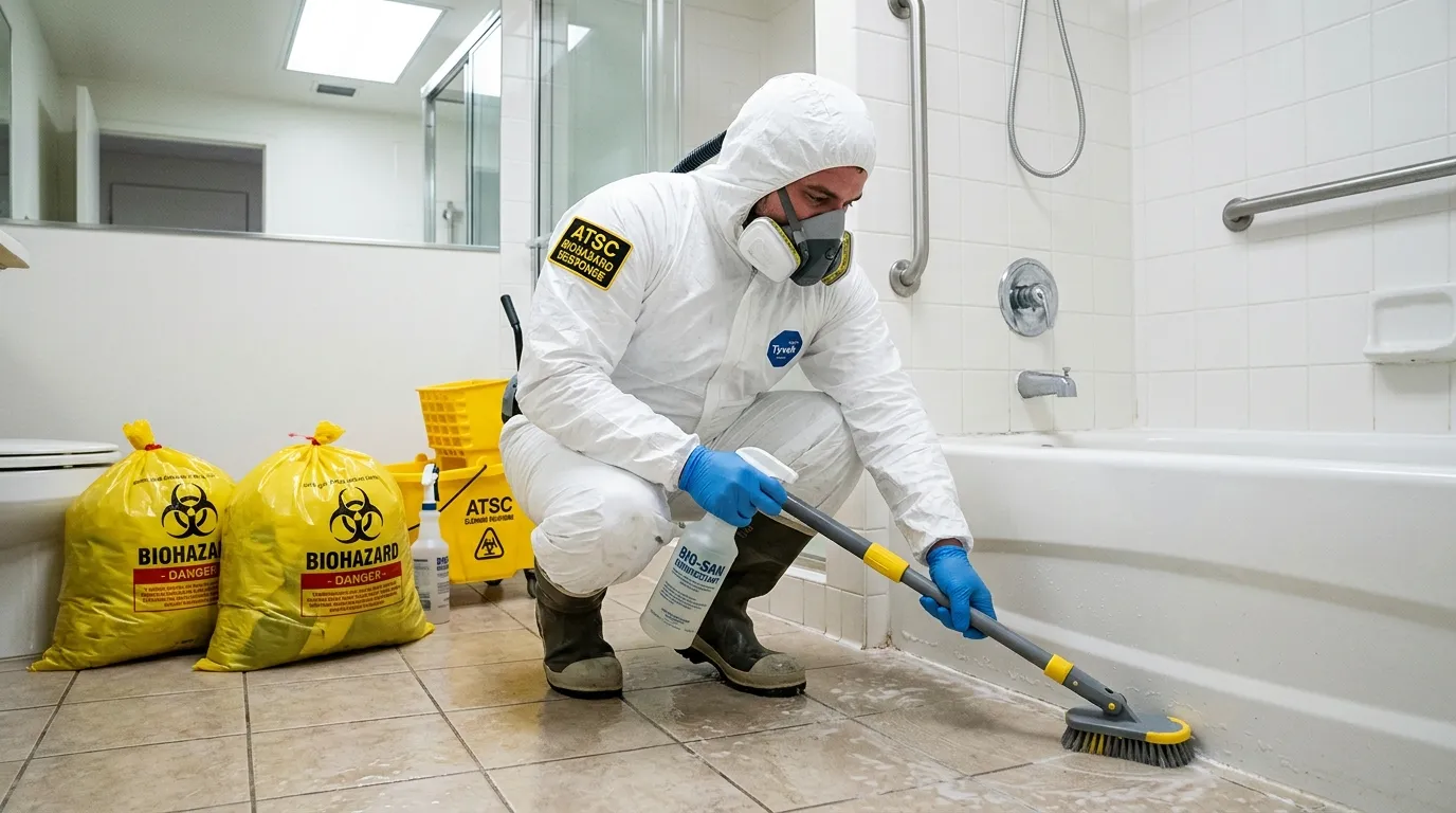 Decontamination equipment deployed for Blood Cleanup in Wilmette